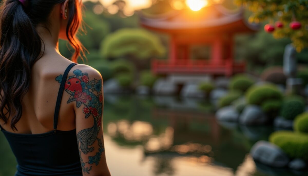 Tatouage de Carpe Koï : Entre Symbolisme Japonais, Puissance et Métamorphose